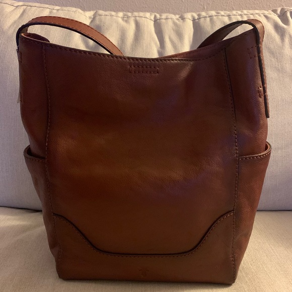 Frye Handbags - Frye Hobo Cognac Leather Bag